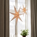 Adventsstjärna Noelle 60cm Vit/röd