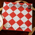 Julkalender Kola i Choklad  24 bitar