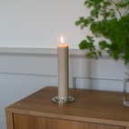 Kalenderljus Debossed Beige