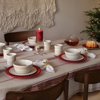 Servettring Mistel Guld 2-pack