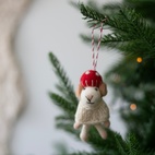 Julhänge Mus med Svamp hatt