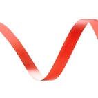 Julband Opak 10mx10mm Röd