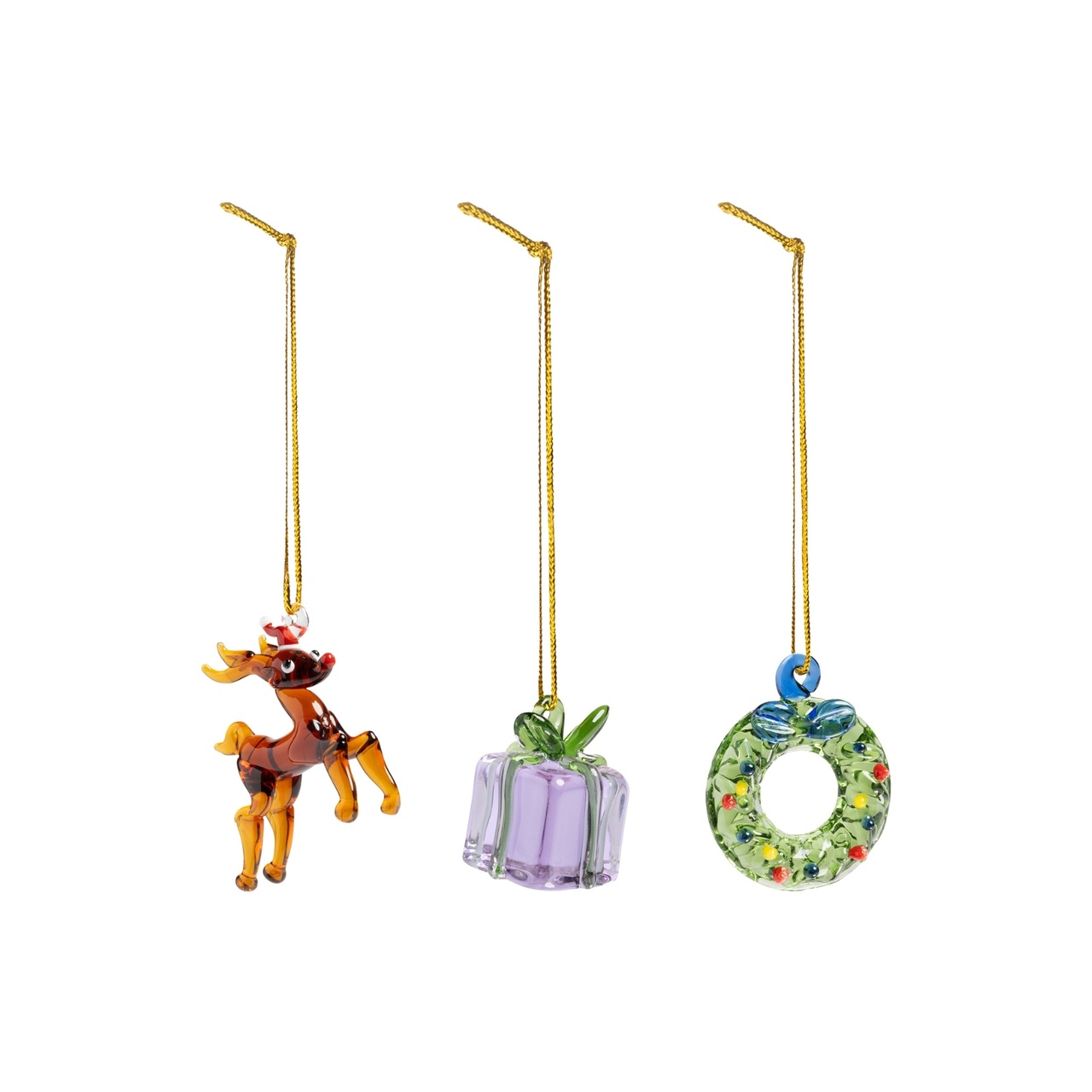 Julgransprydnad Merry #1 set of 3