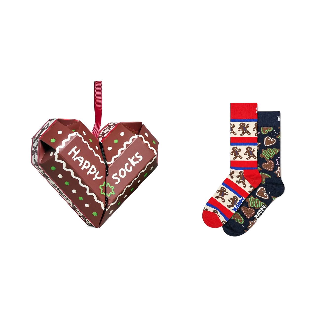 Strumpor Gingerbread 2-pack