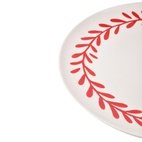 Uppläggningfat Wreath röd