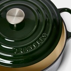 Gjutjärnsgryta Granberg rund 6,3L Grön