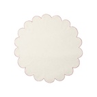 Julgransmatta Castille offwhite/röd