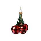 Juldekoration Körsbär glas 6 cm röd