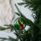 Glaskula Double swirl 8 cm