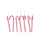 Juldekoration Polkagris 10-p röd/vit