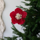 Juldekoration blomma m klämma