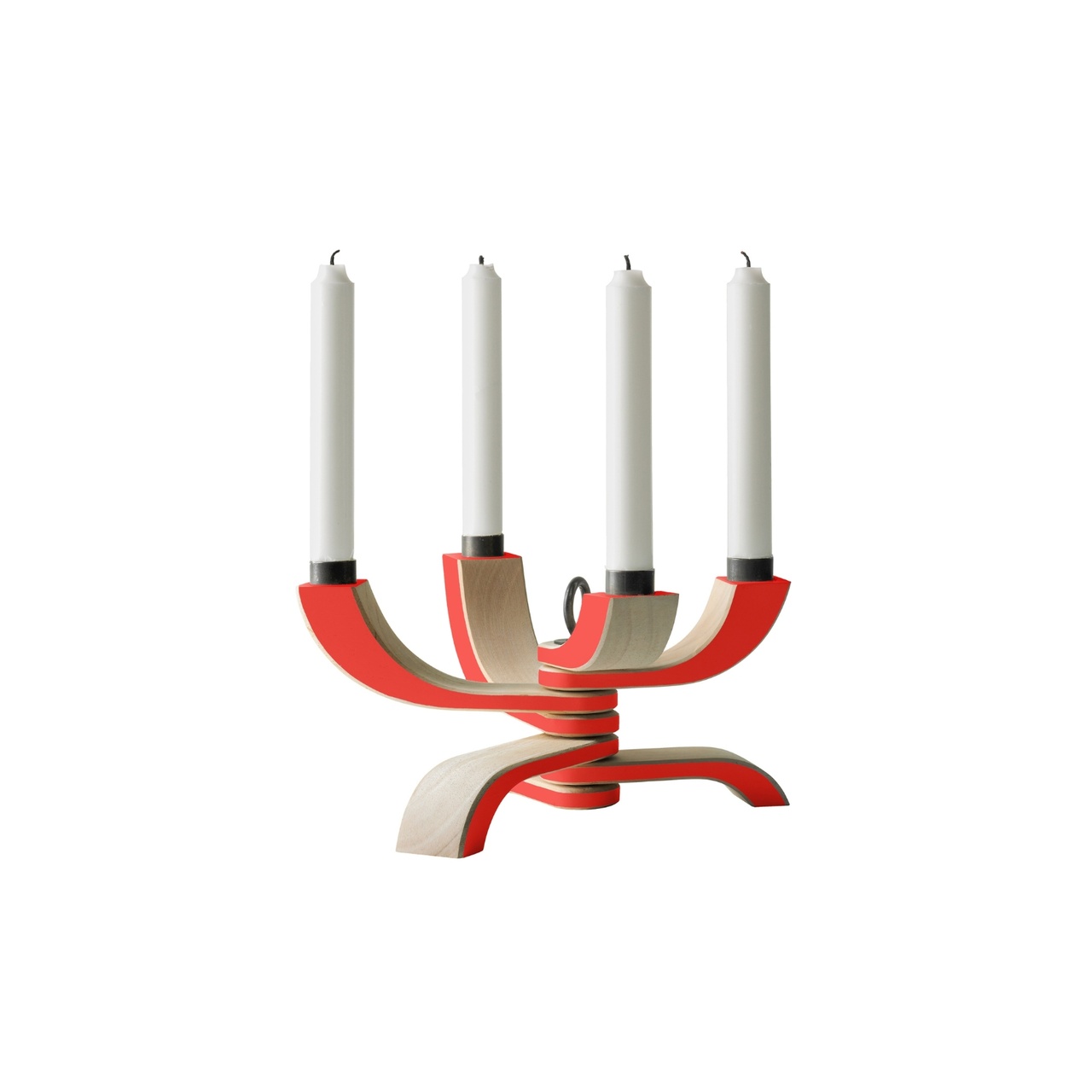 Ljusstake Nordic Light 4 Röd