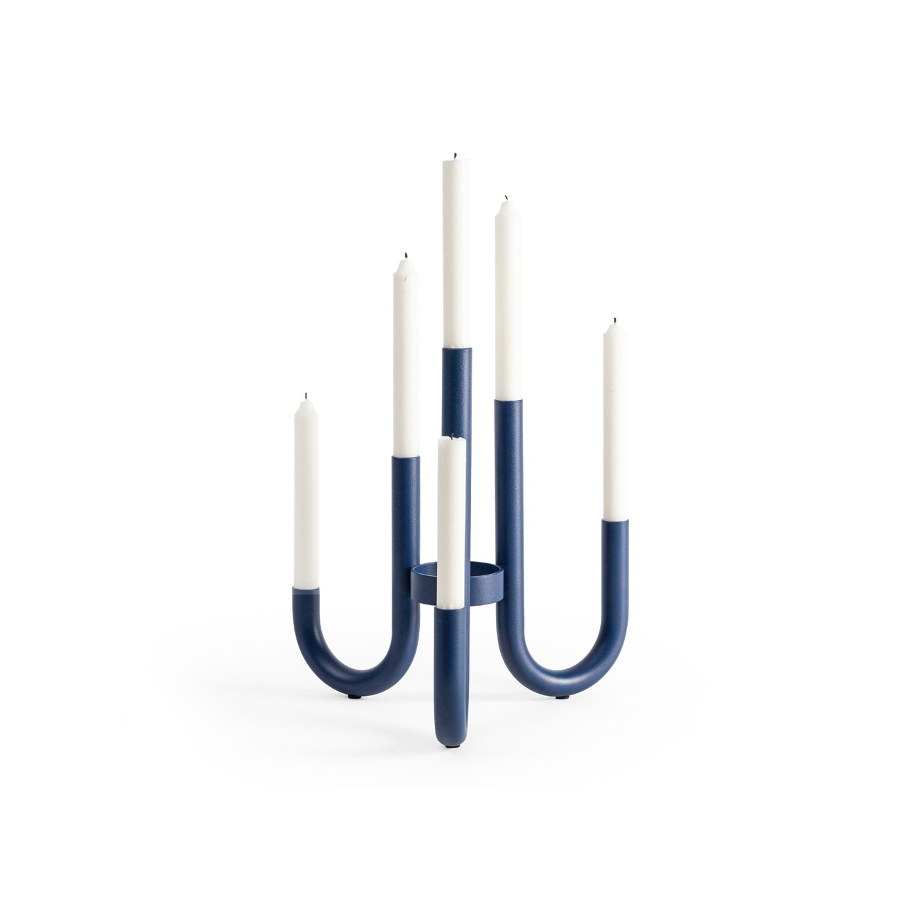 Ljusstake Turn Mörkblå