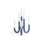 Ljusstake Turn Mörkblå