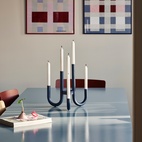 Ljusstake Turn Mörkblå