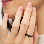 Ring Color top Svart