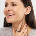 Ring Color top Retro blue