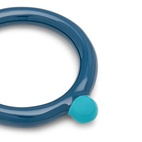 Ring Color top Retro blue