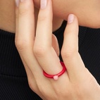 Ring Color top Hot coral