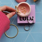 Örhänge Color balls hoops