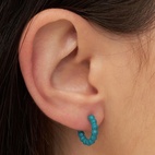 Örhänge Color balls hoops