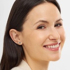 Örhänge Ball Retro 1 st blå