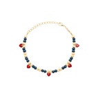 Armband Color ball heart multi