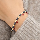 Armband Color ball heart multi