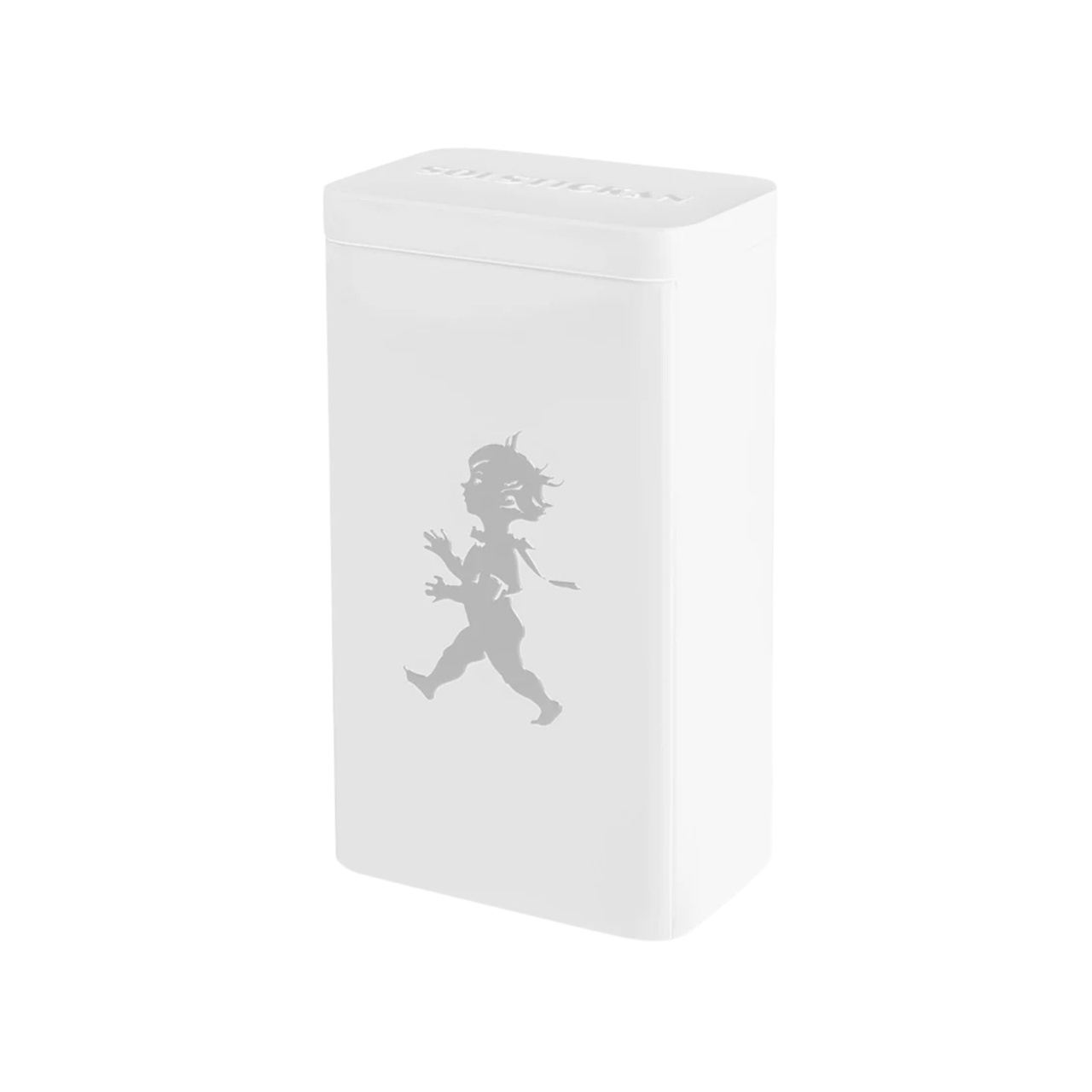 Kaffeburk vit/silver