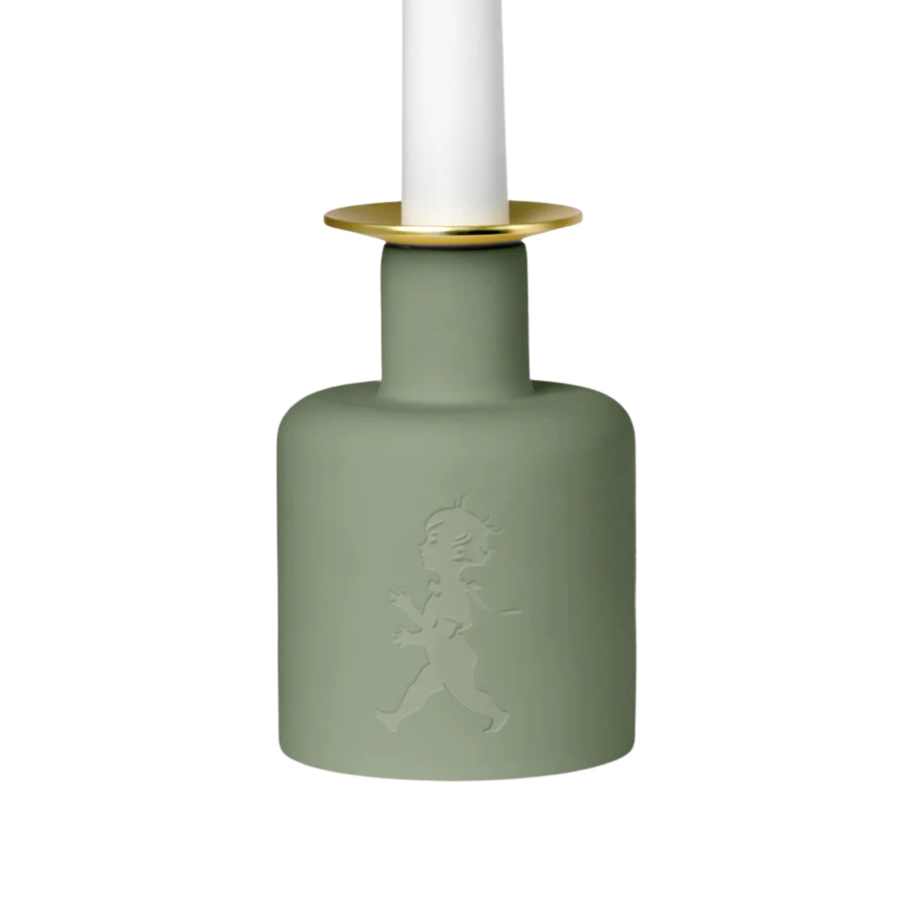 Ljusstake Keramik Grön