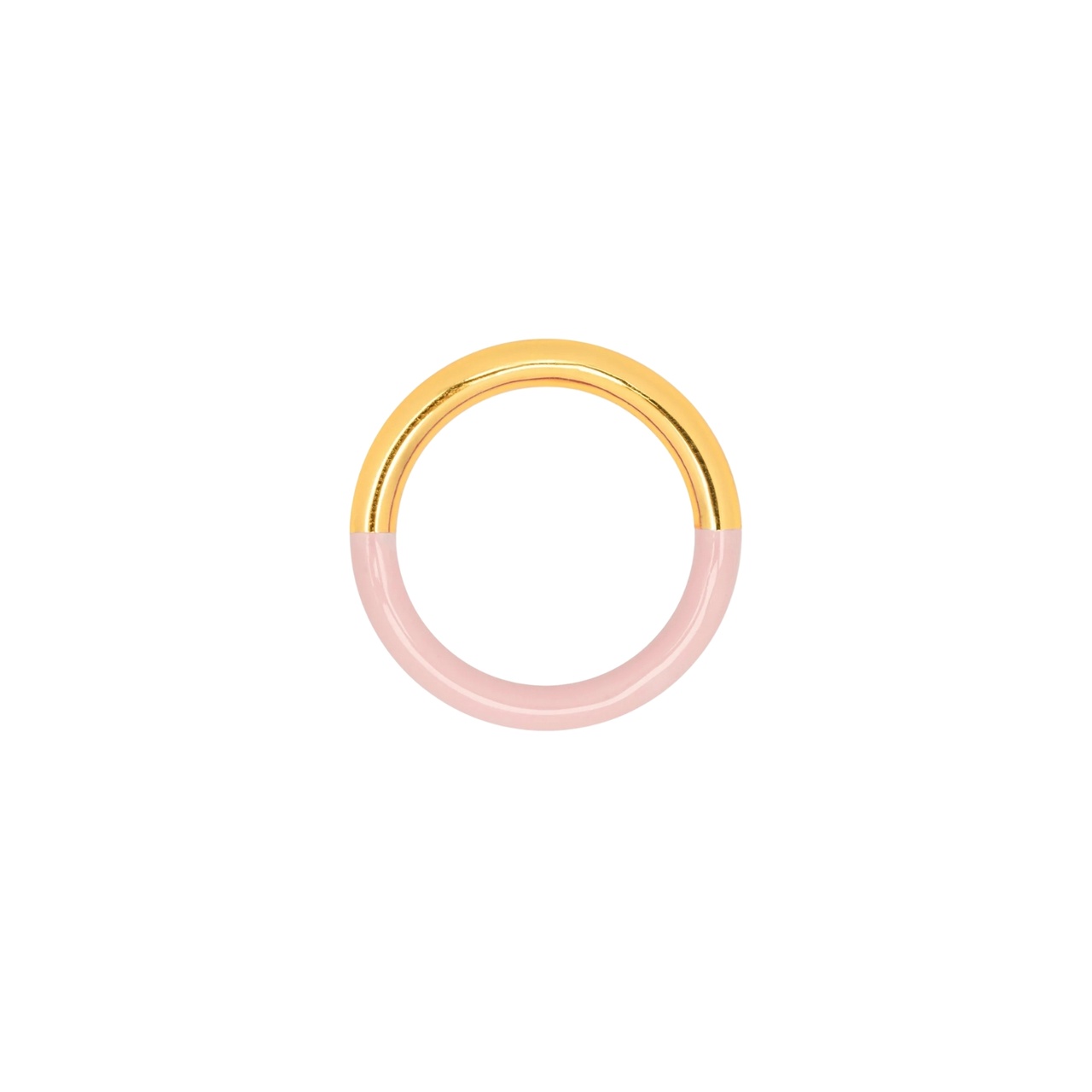 Ring Double color Guld/pink