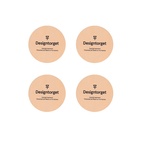 Glasunderlägg Virvla 9 cm 4-p