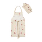 Förkläde/kockmösssa barn Polka cream