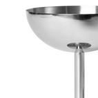 Glasskål på fot Bistro Silver 2-p