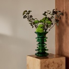 Vas Alba 30 cm grön