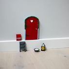 Nissedörr 5-pack röd