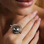 Ring Satellite Dome Silver