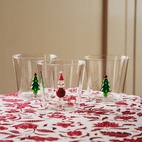 Glas Deco X-mas 2 st multi