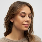 Örhänge Color balls hoops guld