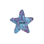 Glasskulptur Star blå