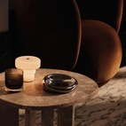 Bordslampa Uppladningsbar Ripple vit