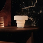 Bordslampa Uppladningsbar Ripple vit