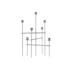 Kandelaber Elysia Rostfri Silver