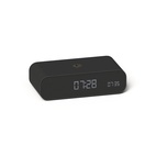 Väckarklocka Wakie Wake-Up light & Qi, BT Svart