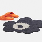 Badrumsmatta Unikko 73x74 cm