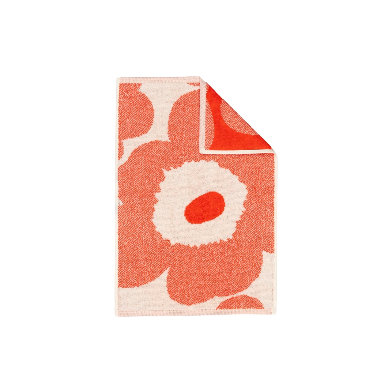 Gästhandduk Unikko 32x50 cm orange/off white