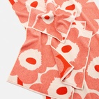 Gästhandduk Unikko 32x50 cm orange/off white