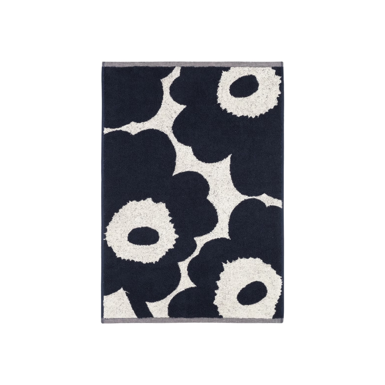 Handduk Unikko 50x70 cm mörkblå