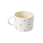 Mugg Valentine hjärtan röd