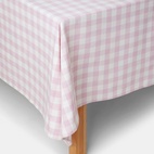 Duk Gingham 145x250 cm Ljusrosa